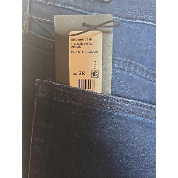 Joes NWT Jeans Slim Fit Men's Size 38x32 Dark Wash Denim t15 - Picture 6 of 7